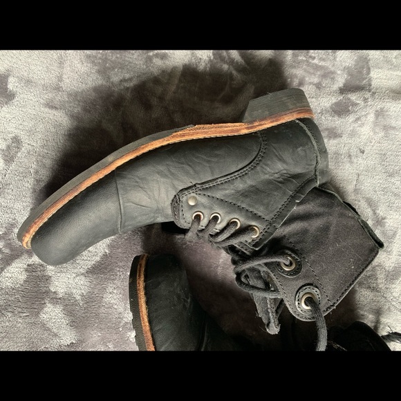 Men's GBX Griff Wrinkle Leather Boots Size 8 - Picture 6 of 8